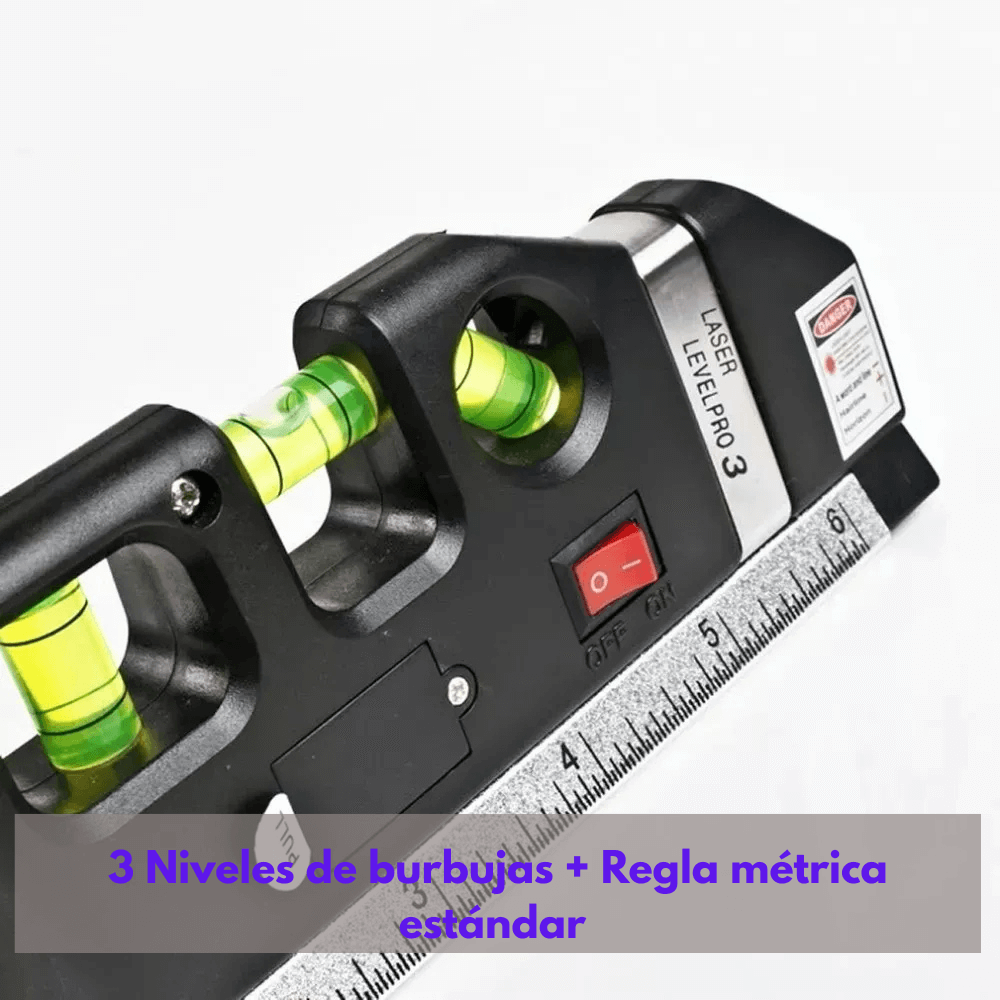 Cinta Métrica 3 en 1
