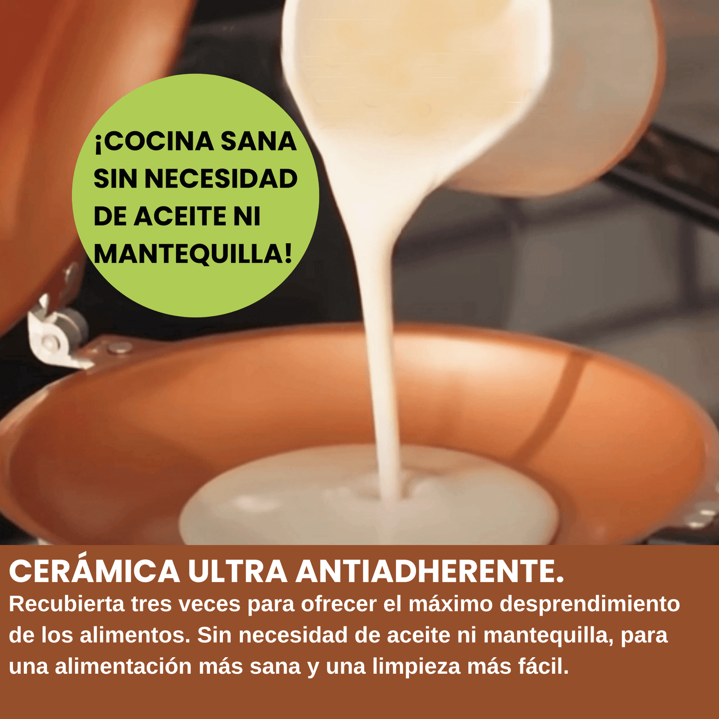 Sartén Antiadherente de Doble Cara