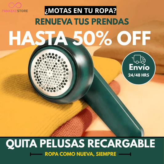 Quita Pelusas Recargable "Verde"