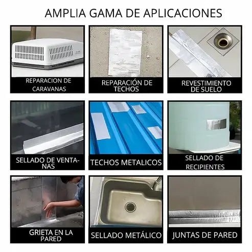 Cinta Selladora Impermeable 10cm X 5mts